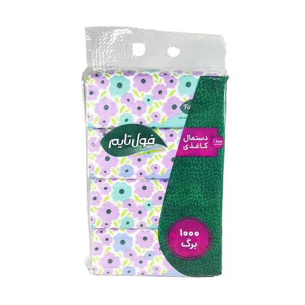 خرید دستمال کاغذی FULL TIME به صورت مستقیم از کارخانه